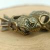 Brass Shark Rocket Warhead Bone DIY Keychain Car Keychain Bag Accessories Interesting Decorations