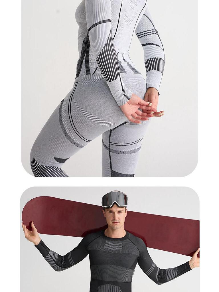 Quick-Dry Thermal Ski Compression Underwear: Breathable, Moisture-Wicking, and Warm for Autumn and Winter