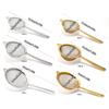 Easy to Clean Fine Mesh Strainer Stainless Steel Tea Strainer New Cocktail Sieve  for Kitchen