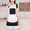 Halloween Maid Apron Costume Princess Maid Apron Women Kitchen Apron for Cooking Baking Princess Maid Apron with Pocket