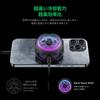 Black Shark 4PRO RGB Magnetic Smartphone Cooling Fan with Detachable Smart Temperature Portable for Magnetic and Compatible with Live and Filming