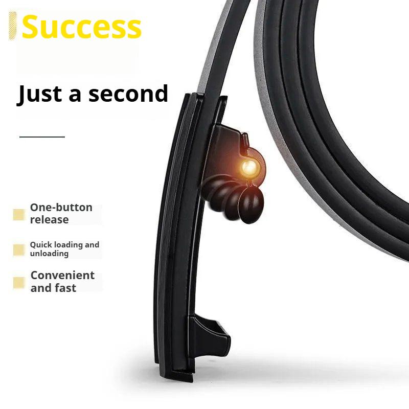 PULO Belt Automatic Buckle Belt Comfortable and Durable Casual Personality Korean Style Trendy Belt