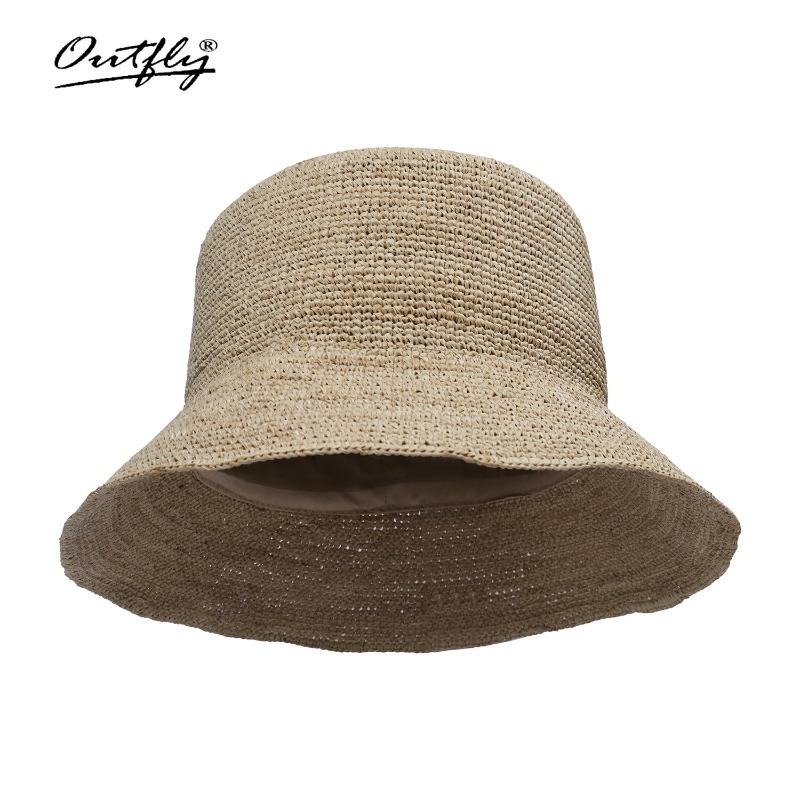 Original Idyllic Sweet Sister Straw Hat Women's Summer Visor Handmade Face Small Woven Straw Hat