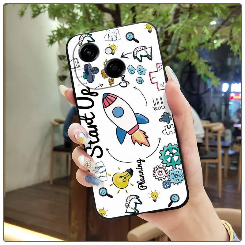 Luxury Soft Phone Case for Tecno POP9 4G/Spark GO 1/KL4 - Full Edge & Stylish Design for Women