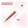 PATIKIL 20Pcs Black Ink Plastic Bead Pens Creative DIY Ballpoint Pens for Teachers Office DIY Crafts Party Decorations Handmade Supplies Red