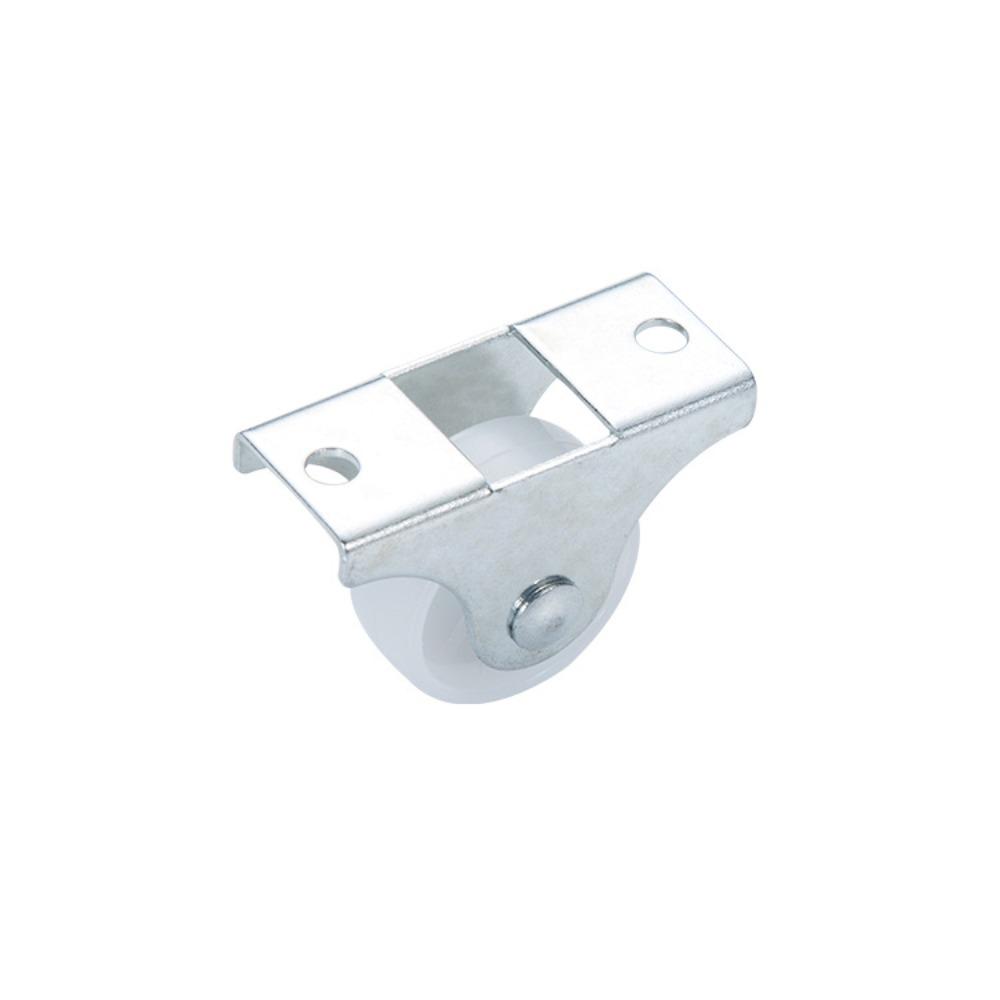 Wheel Non Swivel Wear Resistant Flat Car Drawer Caster Rail Wheel Furniture Caster Fixed Caster