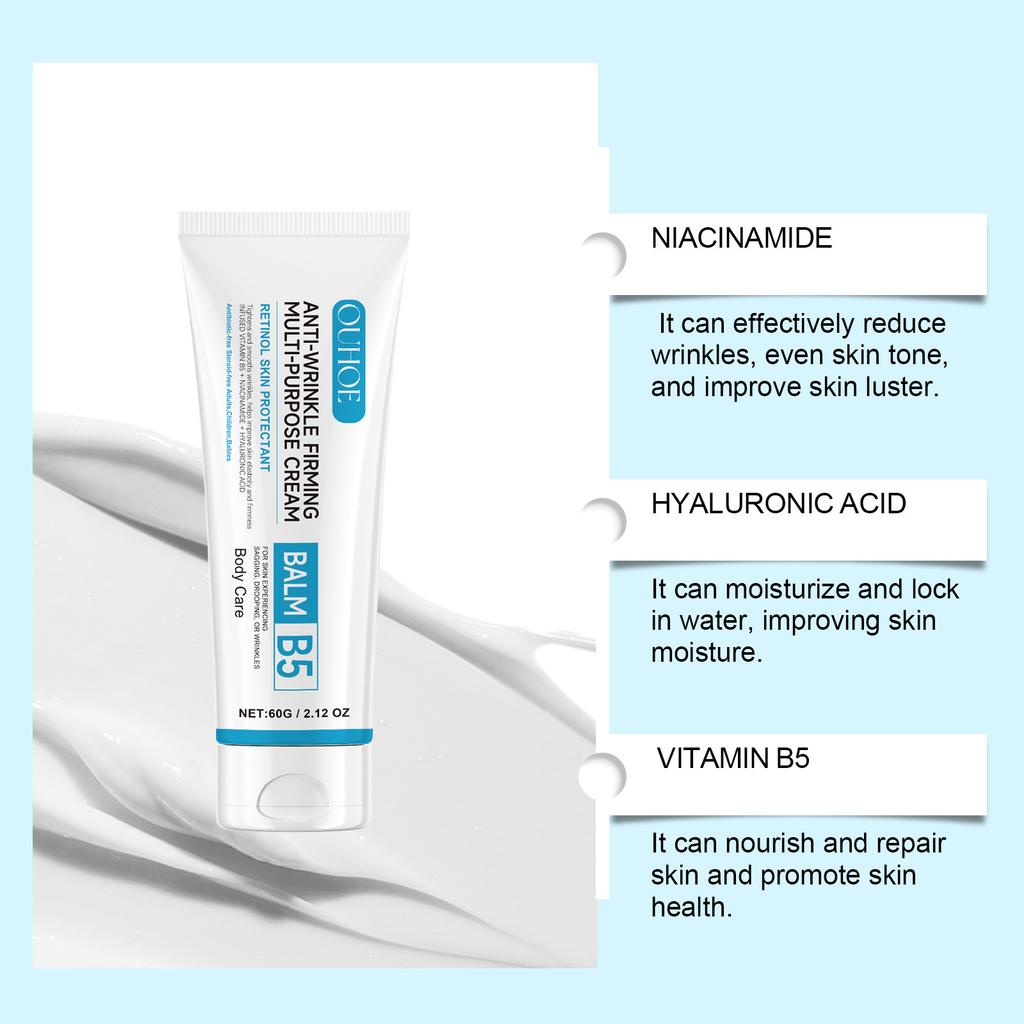 Crème Raffermissante pour le Corps B5 pour Hydrater la Peau et Masser