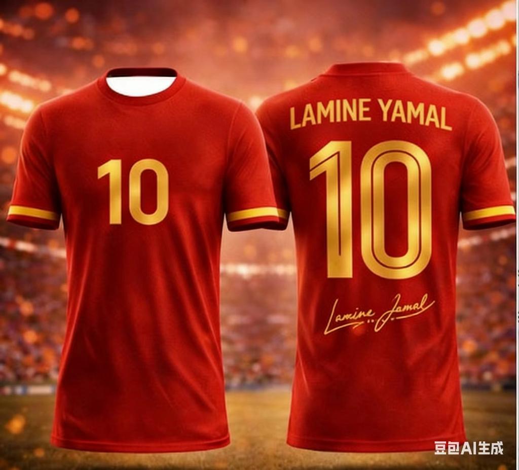 Classic Barca Style Football T Shirt Lamine Yamal For Children Toddler Boys Girls Breathable Casual Sports Fan Apparel