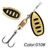 18g Rotating Spinner Lure Bass Pike Fishing Sea Freshwater Artificial Bait With Treble Hook