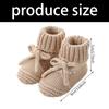 Breathable Infant Walking Shoes Soft Cotton Fabric Baby Booties Skid Proof Bottom Stylish Bowknot Design EasyTied