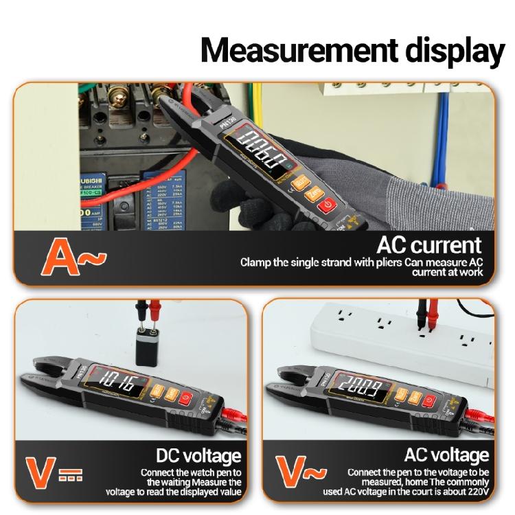 Small  Multimeter Featuring Auto ranges  & High Precisions Sensoring Digital Clamp Multimeter for Electrical Testing Need