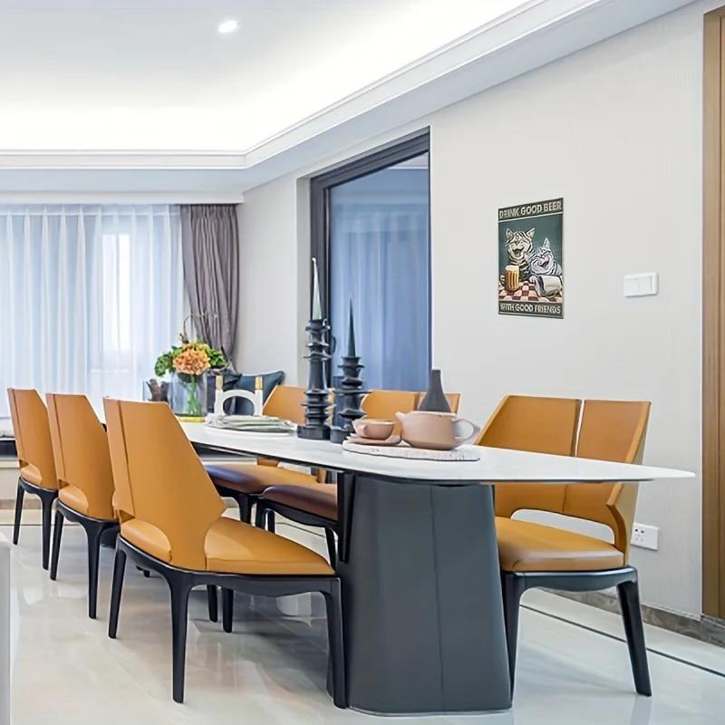 1pc Metal Cat Sign, Drink Good Beer With Good Friends, Retro Vintage Tin Sign, Wall Decor For Home Garden Cafe Bar, 8x12 Inch