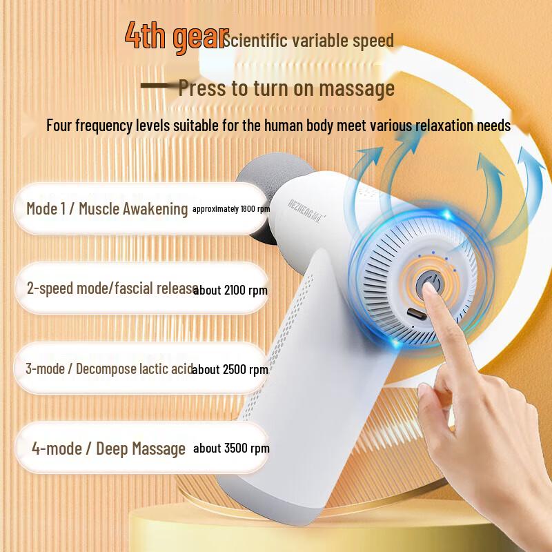 Hezheng Fascia Massage Gun CN Plug (adapter Included)