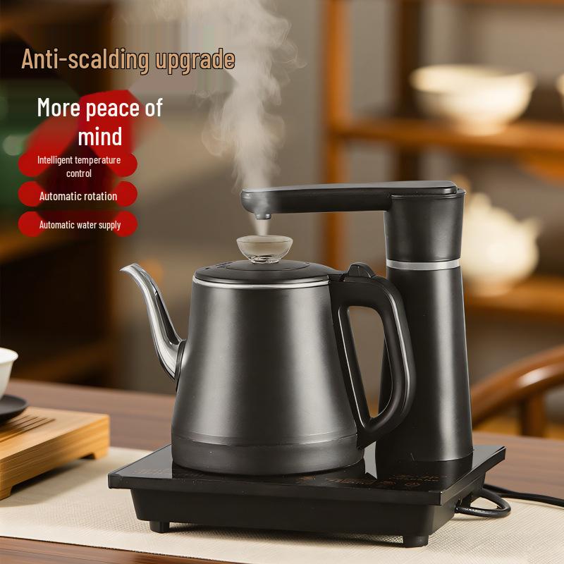 Automatic Electric Tea Brewing Kettle with Built-in Teapot and Water Filling System