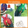 Dinosaur Print Backpack Children Oxford Cloth Fabric Kids Dino Bag Polyester
