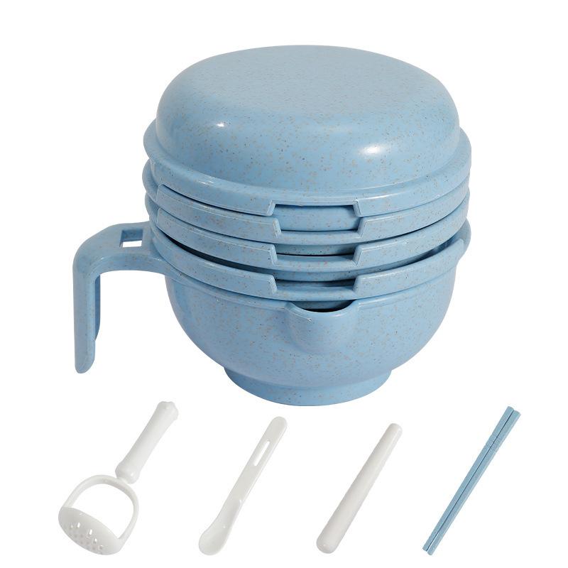 Dětská miska na mletí příkrmů dětský ruční mixér sada nástrojů na vaření ovocných příkrmů pro děti
