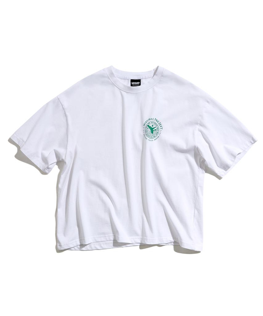 MINIMALPROJECT Whale Pigment Crop Short Sleeve T-Shirt Mst166C / 3 Colors