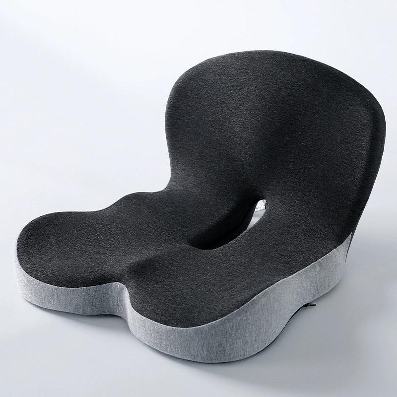 Seat Cushion Anti-Slip Bottom Design Pressure-Reducing Hip Waist Support Memory Foam L-Shaped Integrated