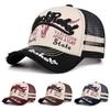 Casquette Papa Respirante en Maille pour Hommes Femmes Casquette de Baseball Réglable Mode Street Casquette Papa Snapback Broderie Casquette Décontractée