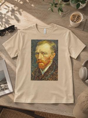 Van Gogh Self Portrait Shirt, Vincent Van Gogh Art Tee, Famous Artist T-Shirt, Painter Gift, Art History Shirt