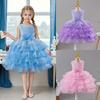 Rochie Formală Fără Mâneci cu Fundă pentru Fete 3-12 Ani Rochie de Seară