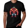 Red Hulk T-Shirt Short Sleeve Tee Funny Costumes Basketball Graphic Tees Clothes Mens Vintage T Shirts