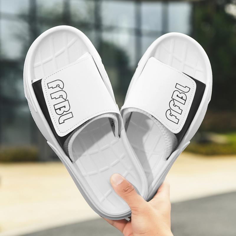 Letní svrchní oděvy trendy módní měkké spodní protiskluzové pantofle pánské pantofle