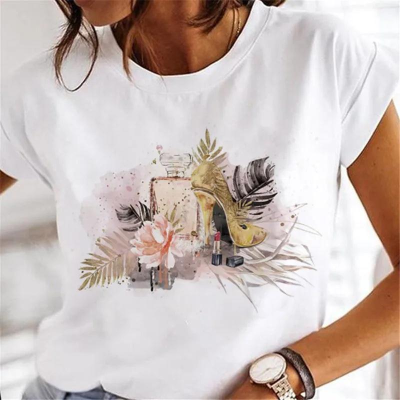 Sweet Wine Plus Size T-Shirt Unisex Clothing Print Girl 90s Cartoon Printing Clothes Graphic Top Lady FeUnisex Tee