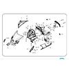 Motorcycle Headlight Cover Original Front Shell Front Face Guide Cover CF650-10 Headlight Guard Plate for CFMOTO 675SR