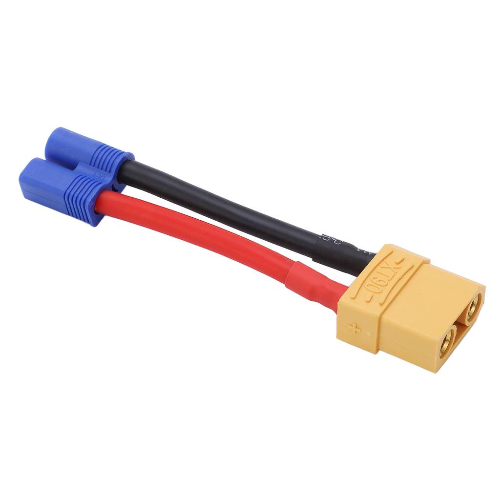 XT90 Female To EC3 Male Connector 12AWG Professional XT90 Connector Reusable Strong Compatibility EC3 Connecting Line