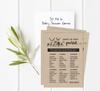 Inkdotpot 50A  What'sA  In Your PurseA  Baby Shower GameA  Cards Let The Adventure Begin Activity CardsA  Party  Idea