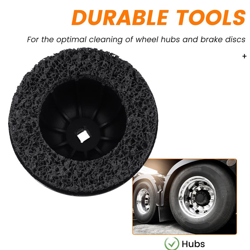 

A84E-Wheel Hub Aluminum Grinder Set 150Mm Grinding Discs Rust Removal Paint Sheet Metal Polishing Tool