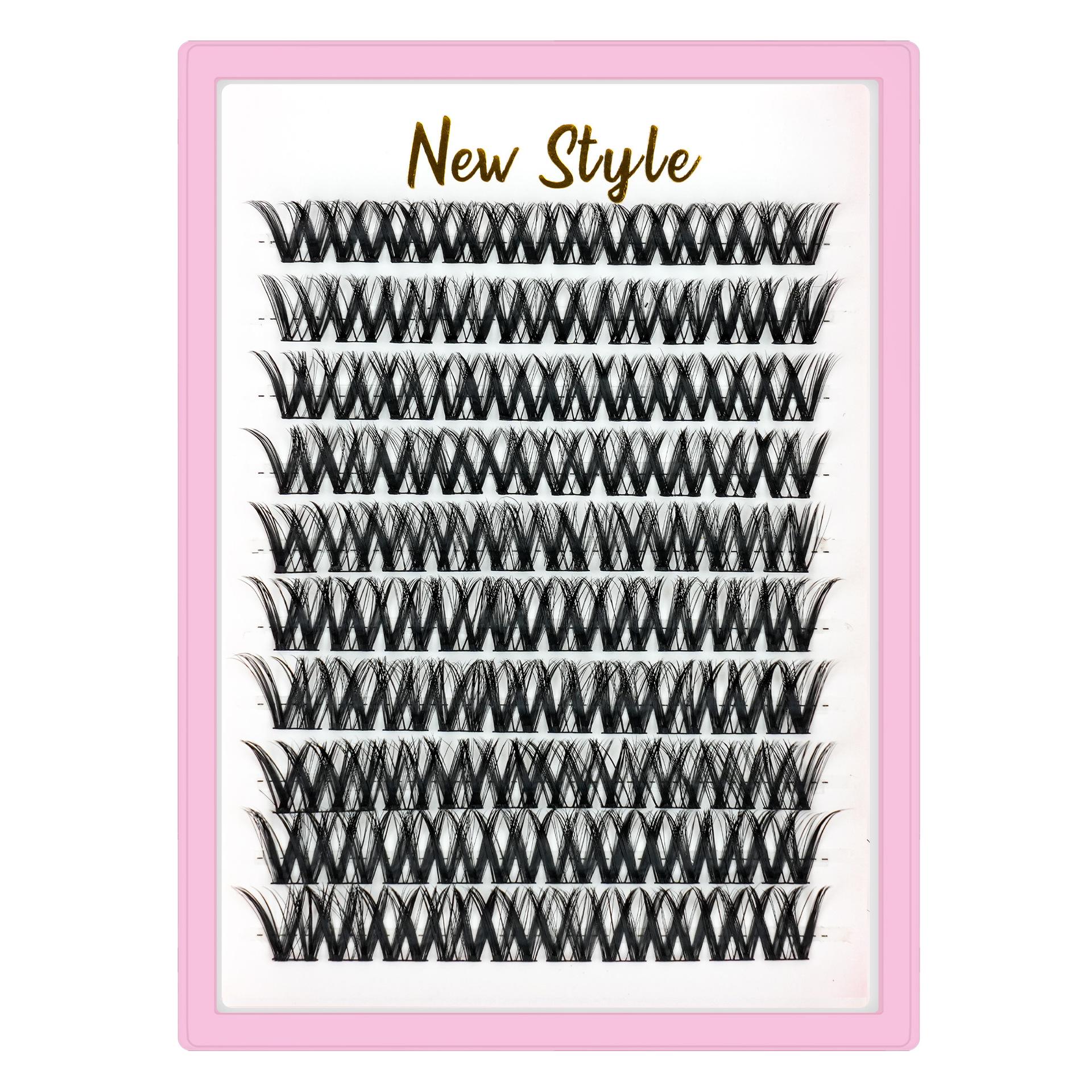 

DIY Накладные ресницы для трансграничной торговли - Завитые, Густые, Натуральный стиль, Большая вместимость