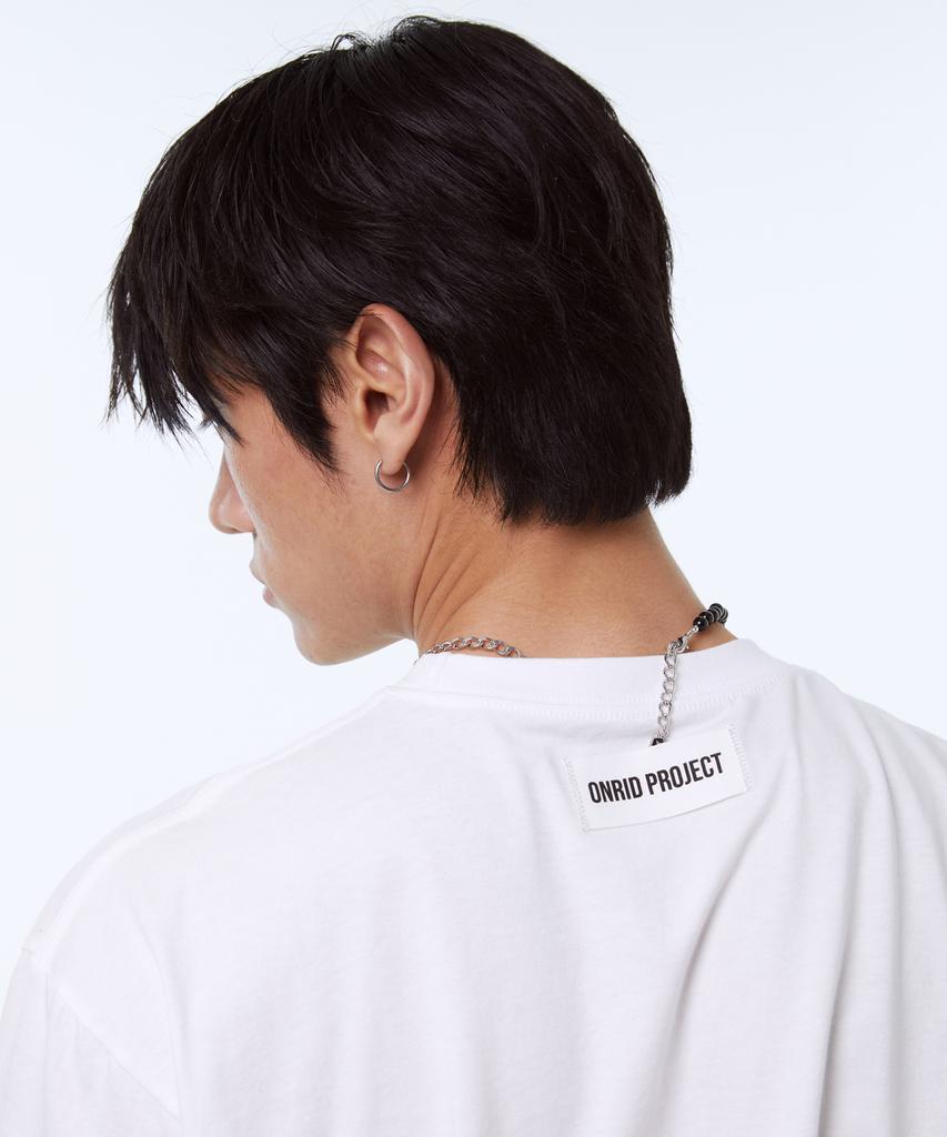ONRIDPROJECT Men'S Logo Label T-Shirt - White