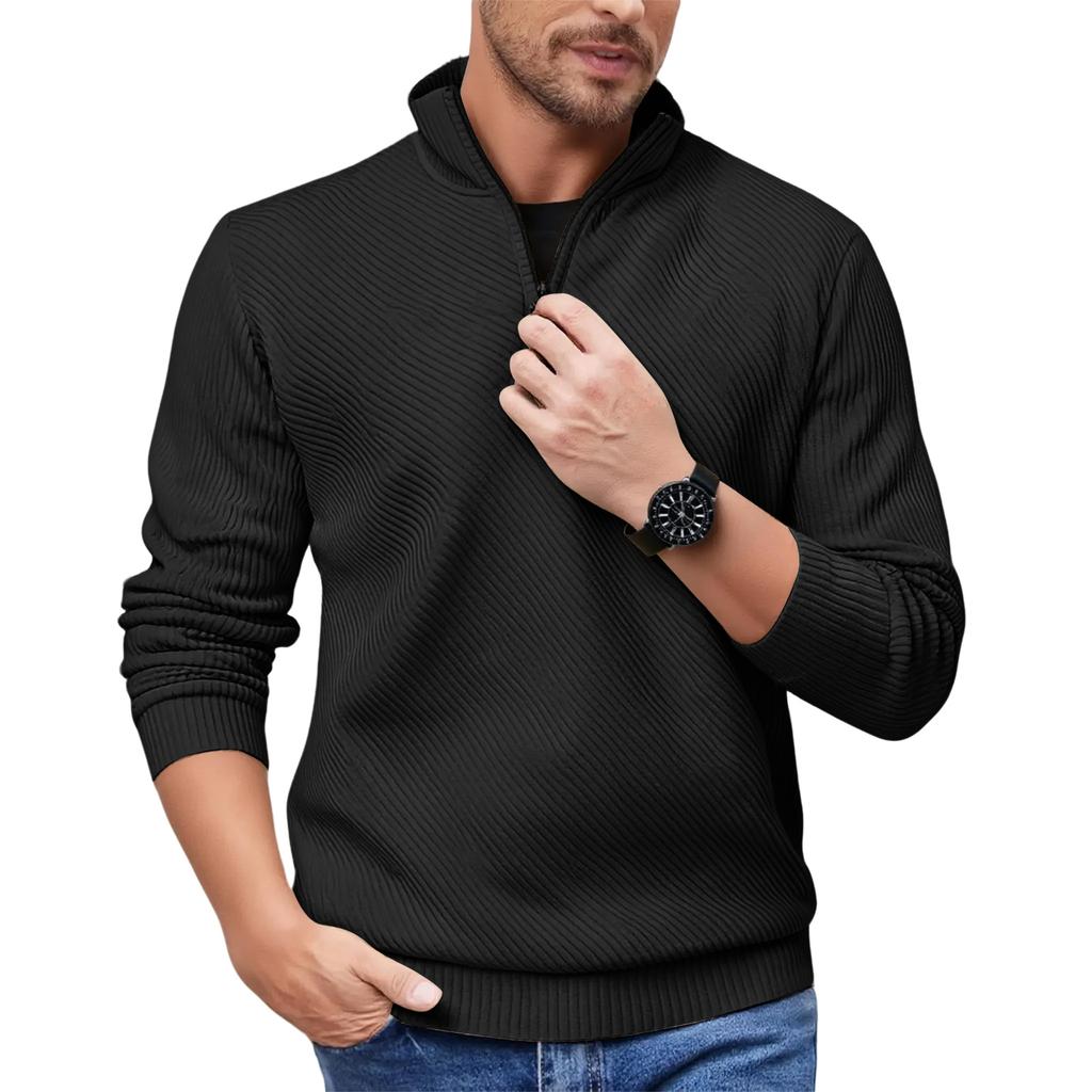 Men's Casual Oversized Hoodie With Turned-Up Collar