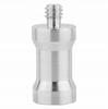 Adapter sleeve, tripod reduction M8 to 1/4" aluminum for lamp stand