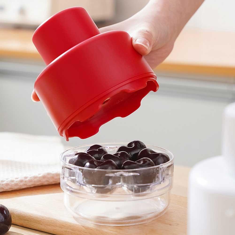 7 In 1 Tool Cherries Pitter Eye-catching Red Color