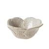 Flower Collection Series Dipping Bowl Hand-Squeezed Japanese Retro Style Hot Pot Taste Plate Ceramic Sauce Vinegar Plate Saucer Household Ceramics