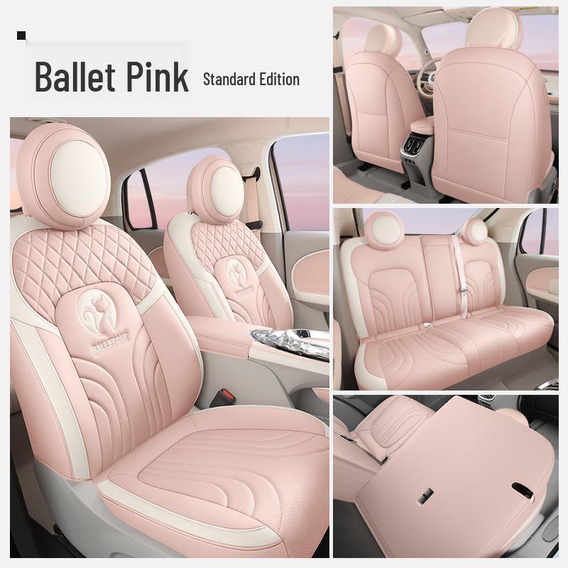 ZFL Leather Sports Seat Cushion for Great Wall ORA Ballet Cat - All-Season Car Seat Cover