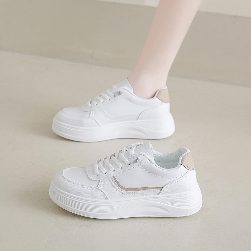 Autumn New Breathable Little White Shoes Female Students Platform Versatile Casual Sports Board Shoes