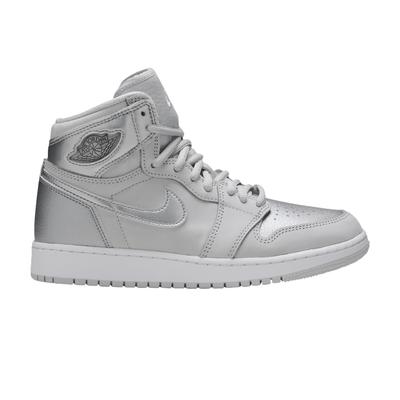 Kids' Sneakers Jordan 1 Retro High CO Japan Neutral Grey (GS) Neutral Grey/Metallic Silver-White