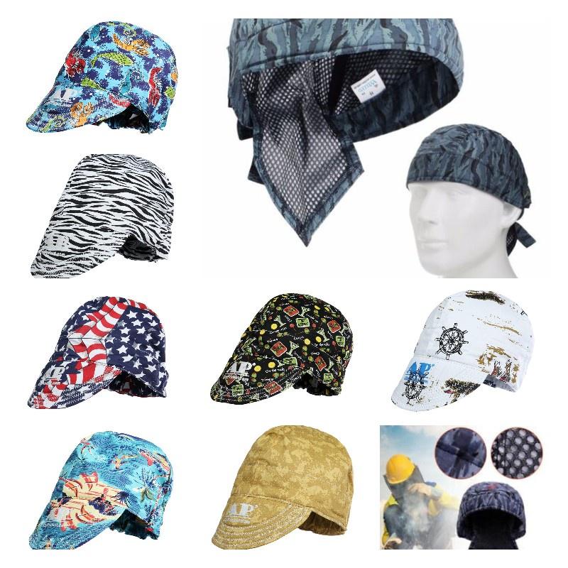 Umfriend Breathable Cotton Welding Cap With Heat Resistance And Dust Protection