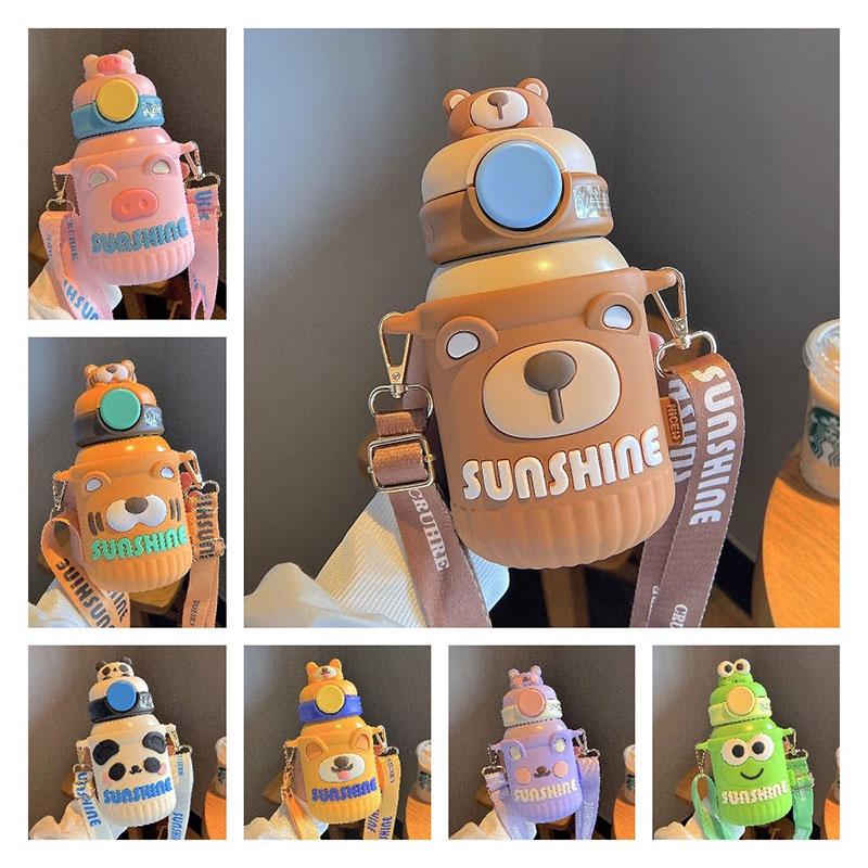 Ch-8126 Niedliche und stilvolle Cartoon-Thermoskanne für Frauen und Kinder