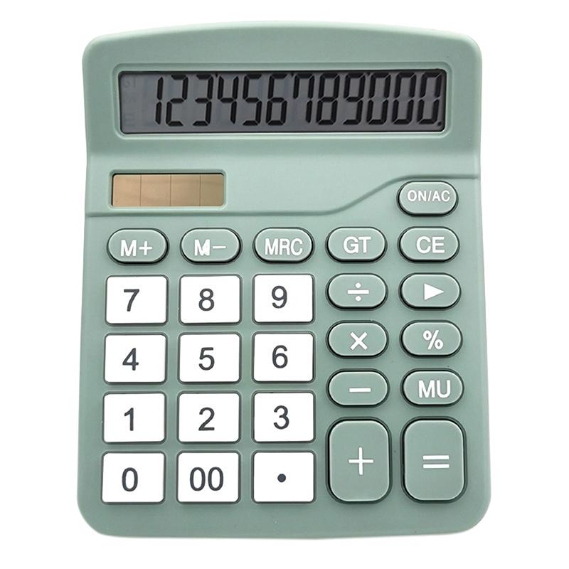 Calculadora electrónica de 12 dígitos Calculadoras de escritorio Hogar Oficina Escuela Solar
