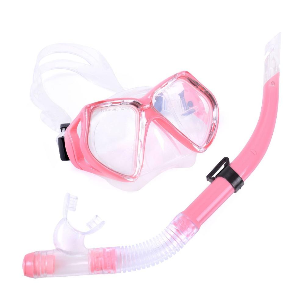 diving goggles semi-dry breathing tube One size