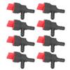 8Pcs 1/4in Kraftstoff Cut Off Ventil 90 Grad Abschaltung Ventil Gerade Gas Ventil für Stens für Oregon für