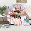 warm comfort soft Varesa plush blanket for sofa living room office NEW bedroom travel Genshin Impact gift single-sided printed