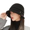 Bucket Hat for Women Beautiful UV Solid Adjustable Size - [Stunning Face-Slimming Effect, Silhouette, Autumn/Winter] Protection, Soft, Warm,