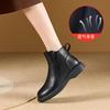Autumn and winter retro Martin boots girls boots short boots versatile flat heel Chelsea women's shoes boots