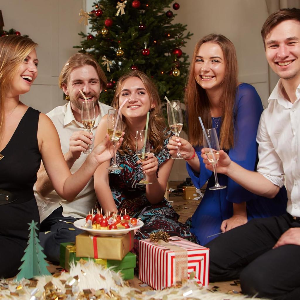 10 Pcs Reble Glass Drinking Straws, 8” Colorful Glass Straws Shatter Resistant with 2 Cleaning Brush, Set of 5 Straight and 5 Bent Reble Straw for